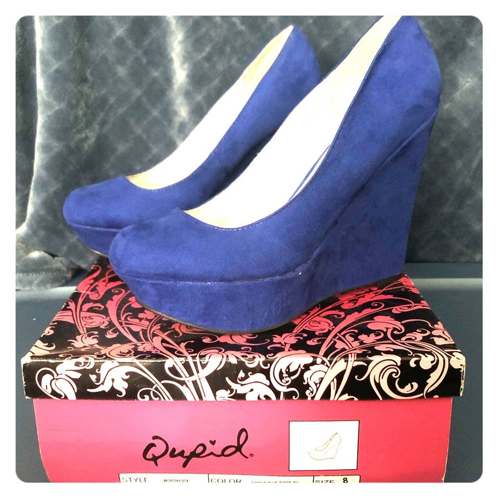 Blue Wedges